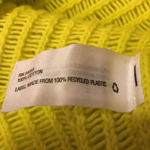 3 For $30 : Gap Open Knit Neon Sweater Sz S - Picture 7 of 8